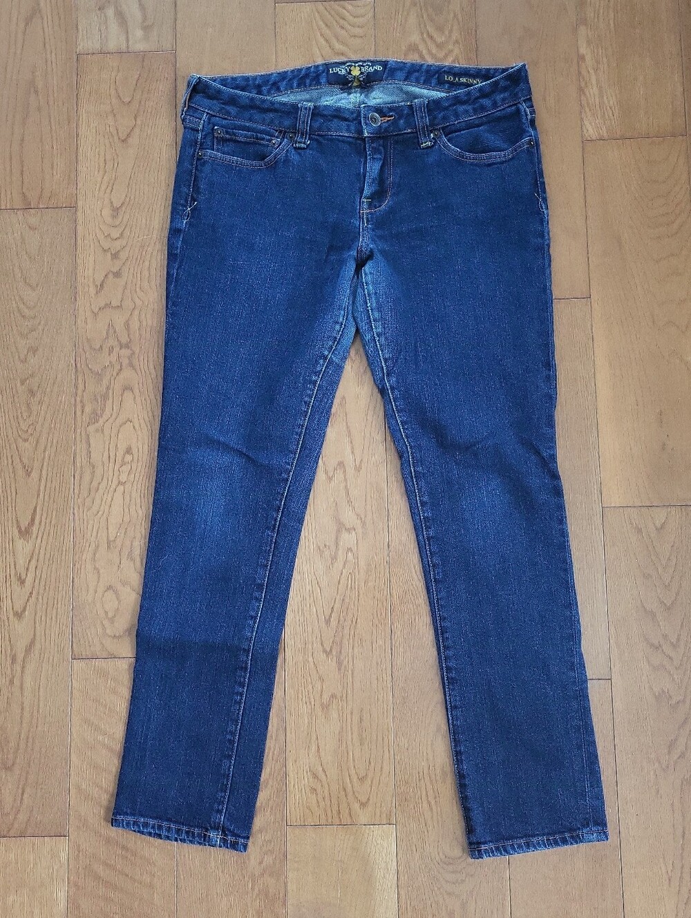 Lucky Brand Women's Jeans Size 8/29 Lola Skinny Low Rise Medium Wash